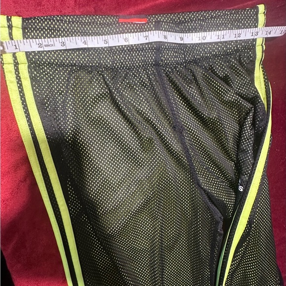 Adidas Black and Yellow Sweatpants with Bold Stripes - Picture 6 of 8